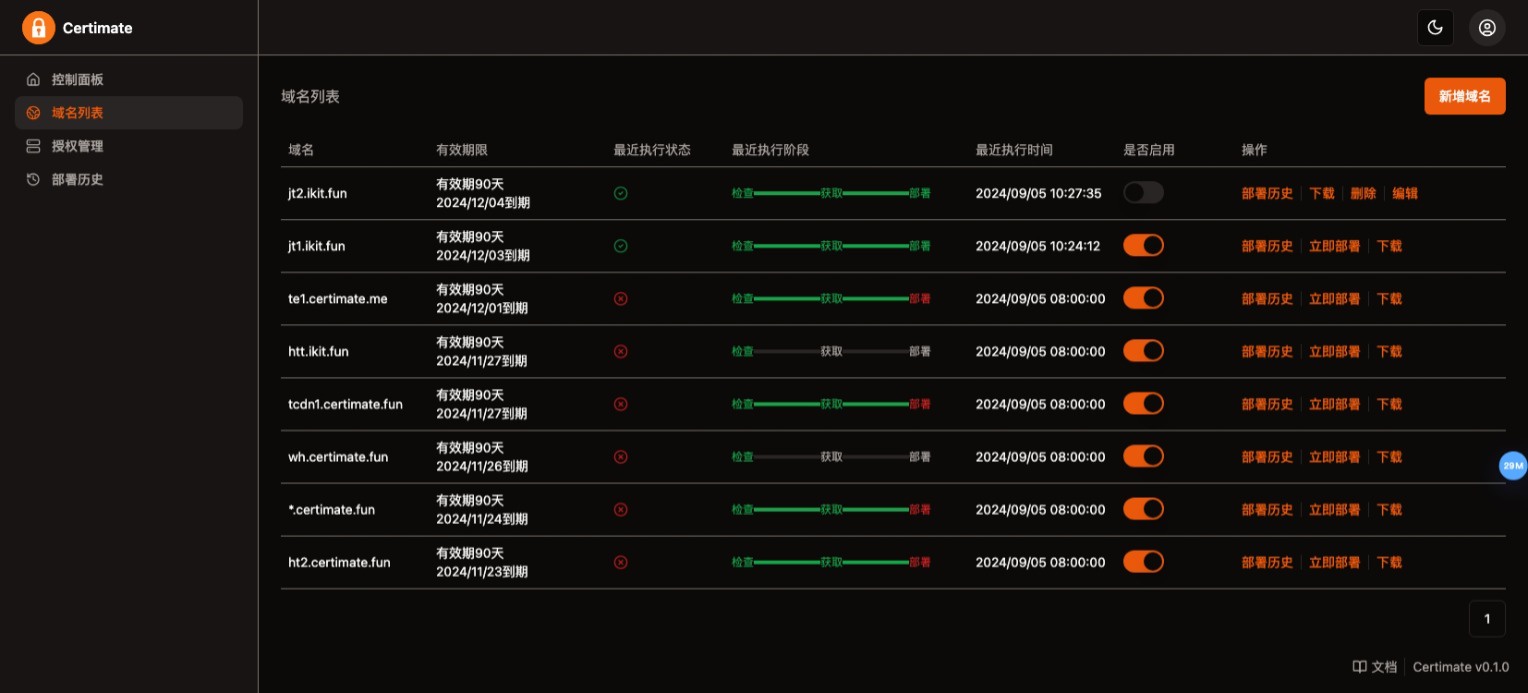 SSL证书管理系统工具网站源码，自动申请、部署SSL证书，并在证书即将过期时自动续期-颜夕资源网-第16张图片