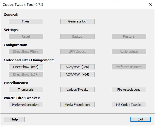 K-Lite Codec Tweak Tool(音频解码器优化) v6.7.5 绿色版-颜夕资源网-第18张图片